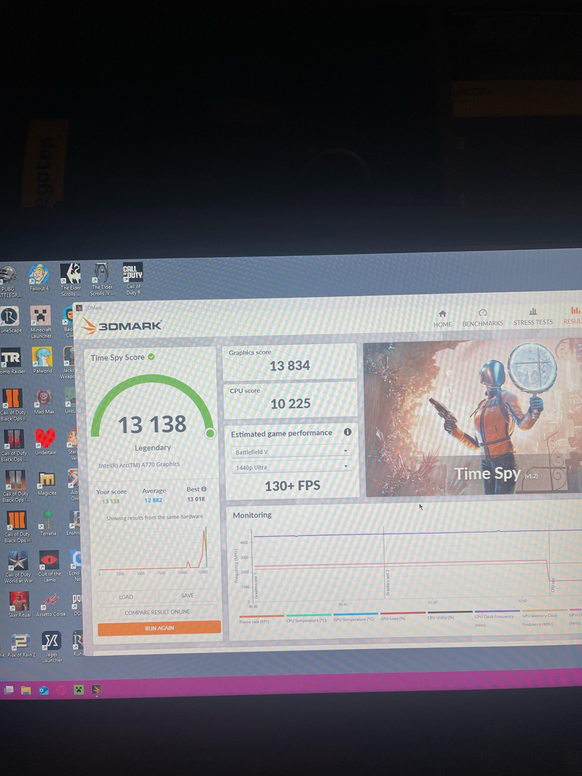 We got the 13000 time spy goal!!! We got the 13000 time spy goal!!!