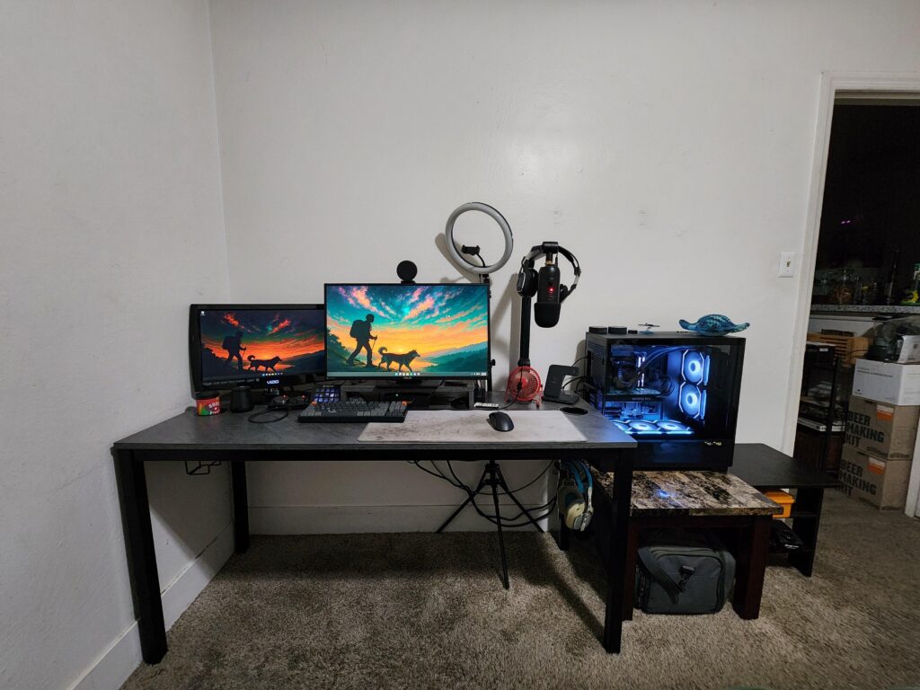 A long ways from being asthetic but it functions for me