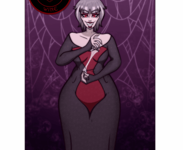 Widow's Wine Woman [Art by me.]
