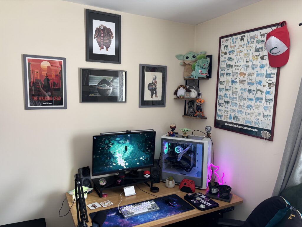 I love my cosy corner of the hobby room