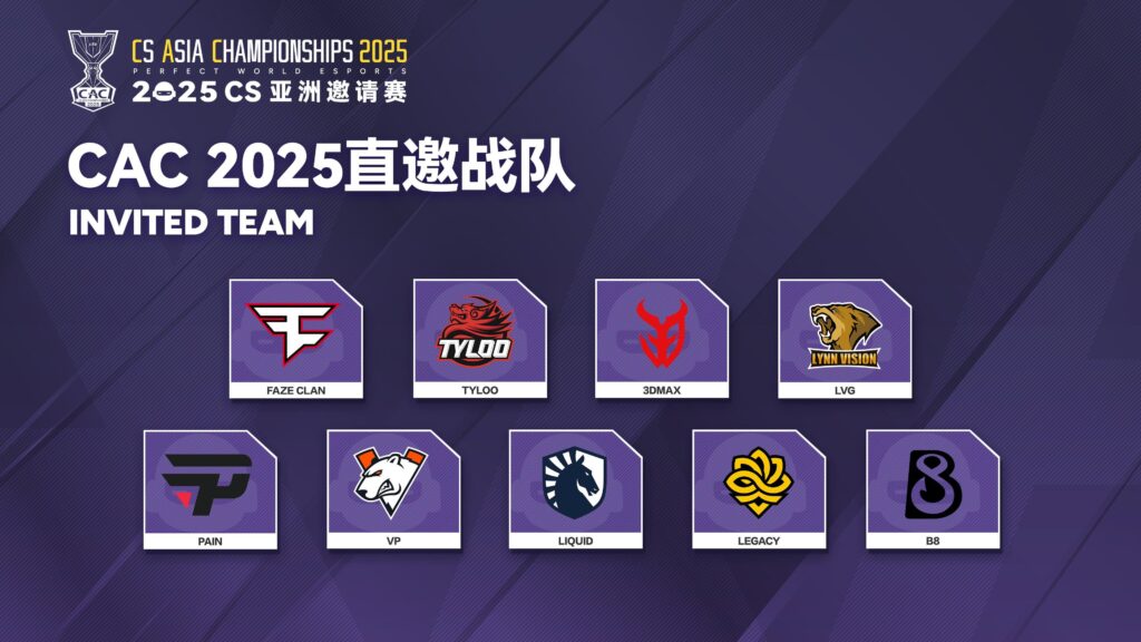 CAC 2025 direct invite teams CAC 2025 direct invite teams