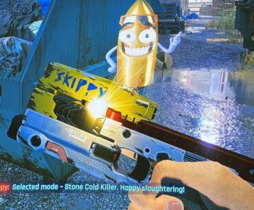 First time finding him, hilarious dialogue, solid weapon, no smart link needed, anyone else found Skippy?