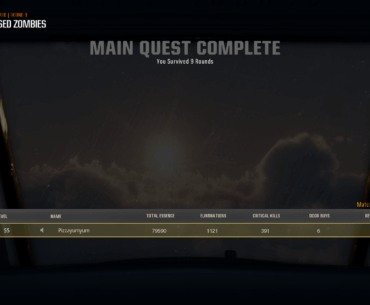 Reckoning EE Completed Solo By Round 9
