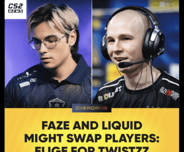 OverDrive: FaZe might swap ELIGE for Twistzz