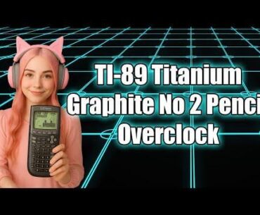 TI-89 Overclock & Game Boy Emulator Speed Test ( Pencil Trick )