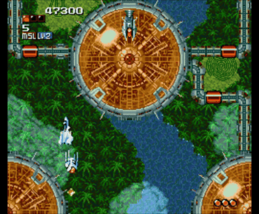 Space Megaforce, impressive glowing environment (SNES)