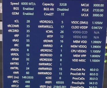 What can still be improved on this DDR5-6000 tuning?