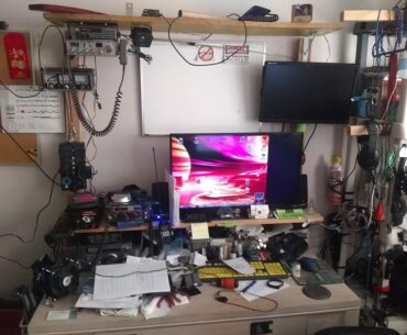 Shitty battlestations said I was too good for them, that I should be here. Half my gear is communication equipment.