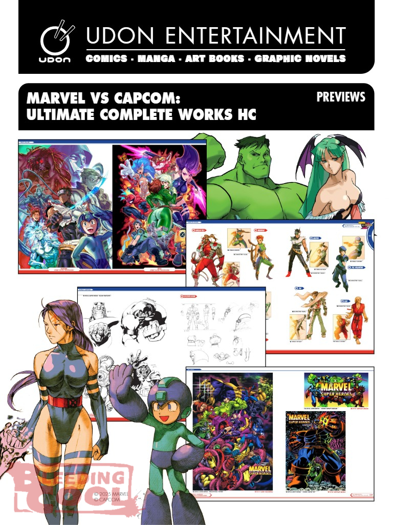 Marvel Vs Capcom in Udon Studios’ November 2025 Full Solicits Forever Evil Vs Absolute Evil With Absolute Batman #11 (Spoilers)