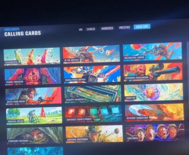 Completed ALL WarZone Dark Ops Challenges