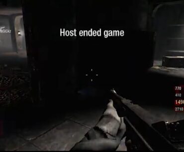 NGL, “Host Ended Game” was the most frustrating feature ever in Black Ops 1 Zombies…