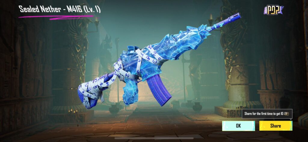 After almost 4 years,I finally have a skin for M416