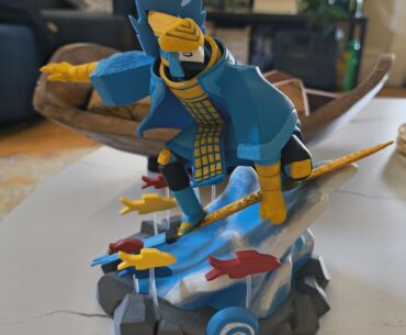 I love sculpting figures for underrated games (Sword of the Sea)