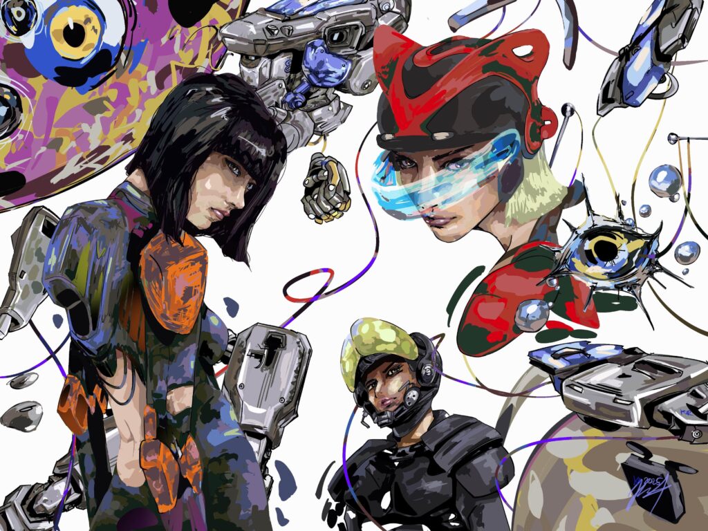 Does my drawing look cyberpunk enough?