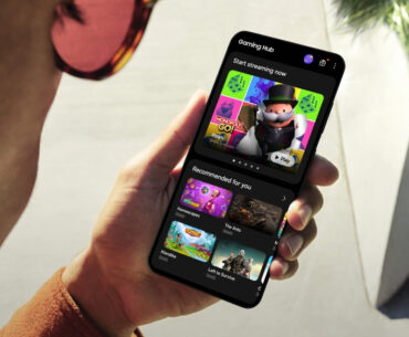 Samsung Gaming Hub on a Galaxy phone