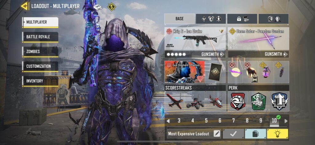 Most expensive loadout