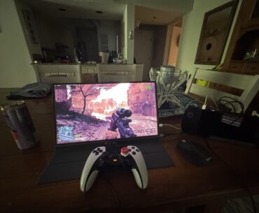 At the beach, woke up early while wife and kids still asleep to play the new BF6 Beta.
