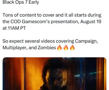 Seems we’ll be getting a little something at the BO7 reveal