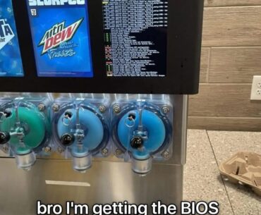 Blue Screen of Drink