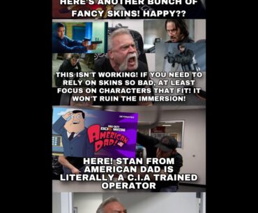 If skin bundles are mandatory for Activision, they should aim at “quality over quantity”: having selected events that focus on characters loved by the “action shooter games” community, with skins that FIT the tone of the game.