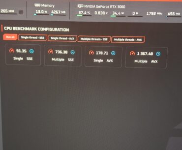 A successful overclock