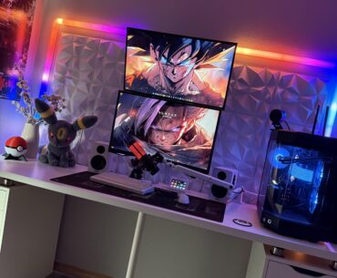 My gaming/college work setup