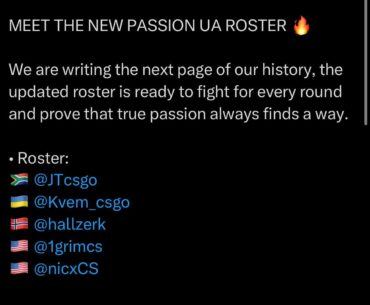 Passion sign ex-Complexity