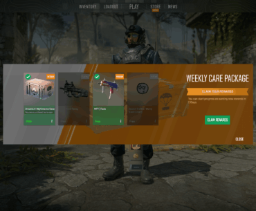 Fade skin in weekly package