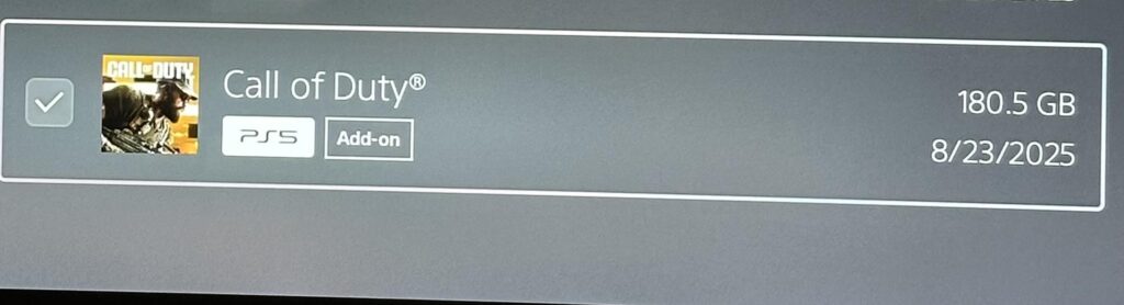 Warzone Gurus PS5 minimal install size help