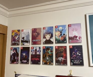 Mounted a curated selection of my switch games on the wall