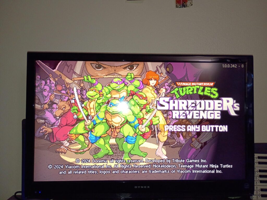 Be me: 37 be a huge TMNT fan and finally get a chance to sit down with some vodka and this game for the first time.-TMNT SHEEDDERS REVENGE
