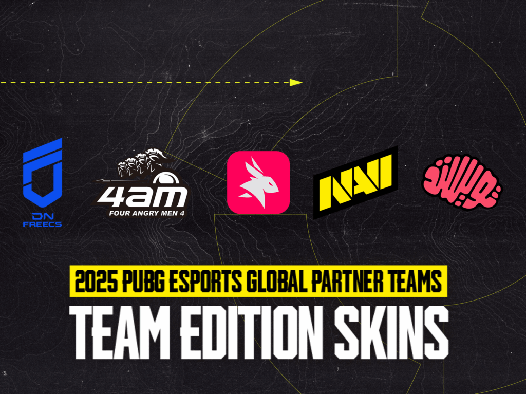2025 PUBG Global Partner Teams: Team Edition Skins