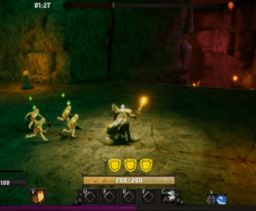 Images from the video game Don't Lose Aggro