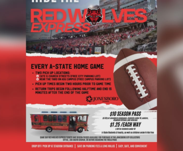 JET buses offer convenient transportation to A-State football games