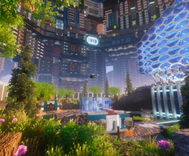 Cyberpunk but it’s Minecraft