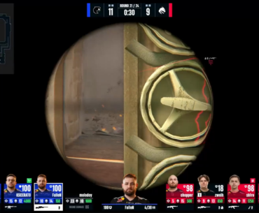 FalleN awp 3k against Spirit to save the round