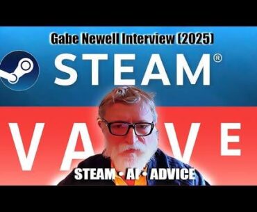 Gabe Newell gets interviewed by seemingly small YouTuber