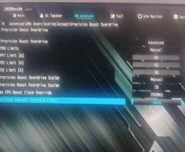 I don't have a negative voltage option in my PBO settings