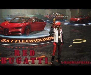 PUBG Bugatti Unboxing (Full Red Style - Ultimate Chiron Special Edition)