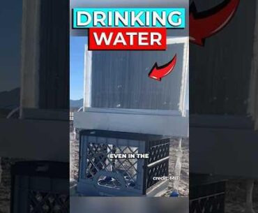 Moisture farming for drinkable water