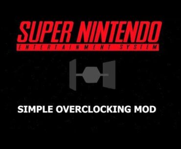 SNES Super FX Overclocking For Beginners (21.4 MHz to 27 MHz)