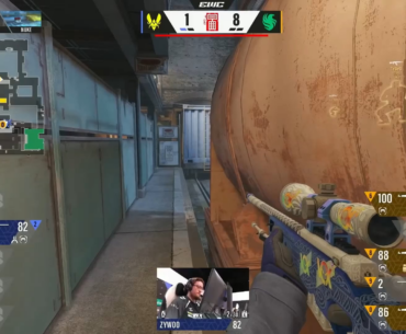ZywOo 1v4 ninja defuse against Falcons