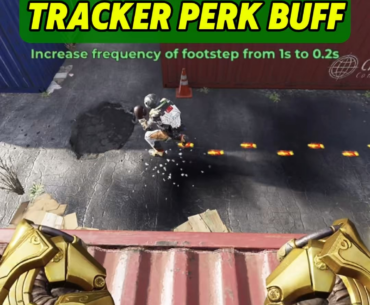 The buff to Tracker makes the footstep frequency like Modern Warfare 👍