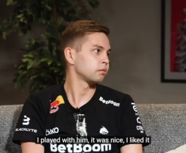 donk talking about zweih: "He had 2.3k elo, I had 5k, and after 2 years, we're on the same team"