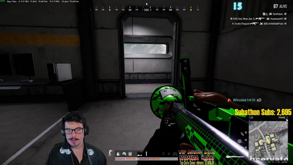 Rollipollipotamus Vikendi Observatory Panzerfaust Prefire Kill with great laugh