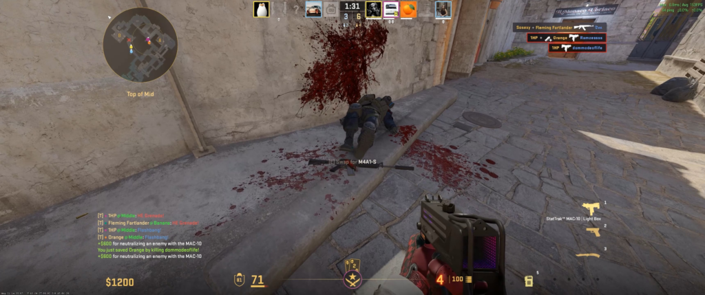 I lagged into future and saw enemy