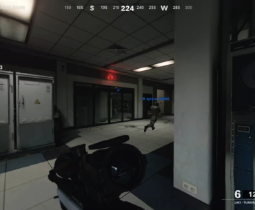 What is this glitchy thing he’s doing with his gun? Is that some kinda tech or is it hacks?