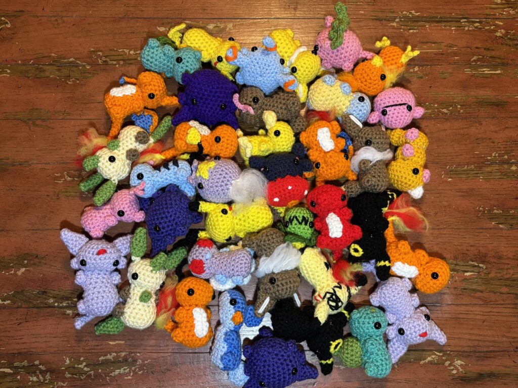I made some of my favorite Pokémon!