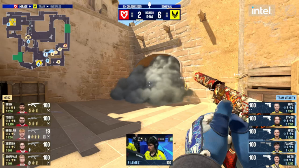 ropz INSANE ace hold on an eco