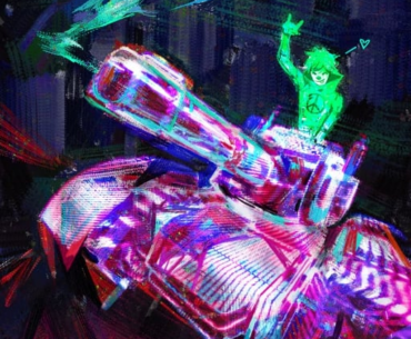 On my birthday the gift is for you all! Another illustration by the talented Joi Rudin from our upcoming cyberpunk card game. This one is for a card called "Glass Cannon". What do you think?